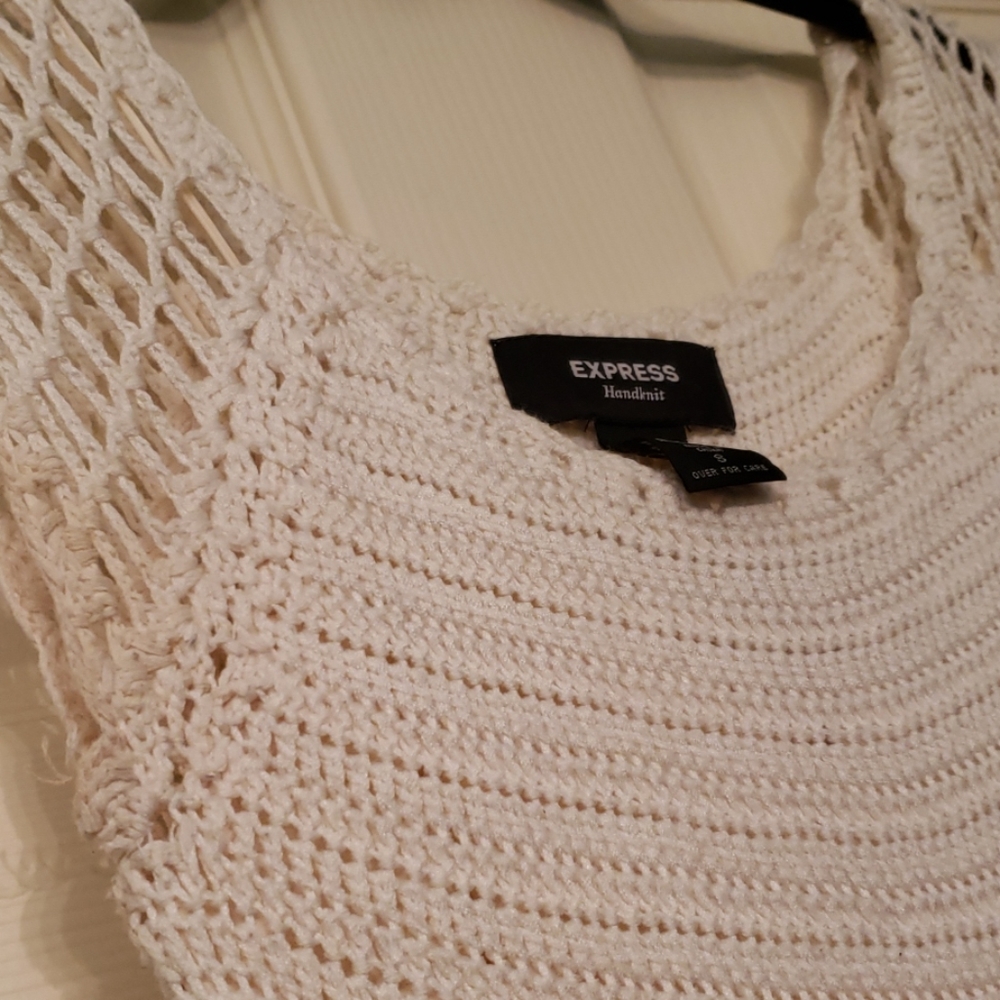 Hand knit long dress